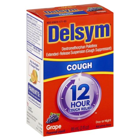 Delsym - Cold and Cough Relief 30 mg / 5 mL Strength Liquid 3 oz. - 63824017163