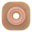 New Image - Ostomy Barrier Precut, Standard Wear Adhesive Tape Borders 57 mm Flange Red Code System Flexwear 1-1/8 Inch Opening - 13505