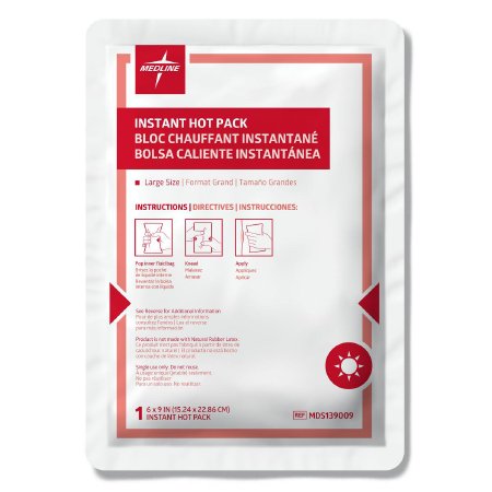 Medline - Instant Hot Pack General Purpose Large Plastic / Sodium Acetate Disposable - MDS139009