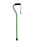 Nova Ortho-Med Offset Cane Aluminum 30 to 39 Inch Height Green - 1060GN