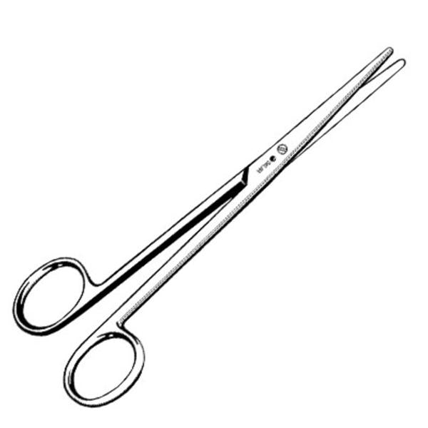 Sklar Instruments Scissors Lexer 6-1/4" Blunt/Blunt Smooth Straight Stainless Steel Ea - 15-2426