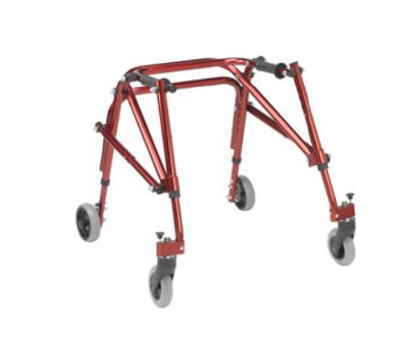 Drive Medical Nimbo Posterior Gait Trainer Small Aluminum Frame 85 lbs. Weight Capacity 19 to 25 Inch Height - KA2200-2GCR
