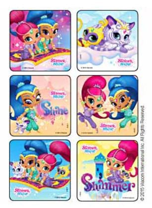 Medibadge Kids Love Stickers 75 Per Unit Shimmer Shine Sticker - 1617P
