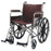 MRIequip.com LLC MRI Non-Magnetic Wheelchair Full Length Arm Removable Arm Style Burgundy 20 Inch Seat Width 250 lbs. Weight Capacity - WC-1004