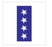 Key Surgical Key Surgical Pre-Printed Label Chart Tab Star Symbol Blue 8-1/2 X 11 Inch - T-703-06