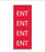 Key Surgical Key Surgical Pre-Printed Label Chart Tab ENT Red 8-1/2 X 11 Inch - T-604-04