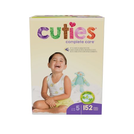 Cuties Complete Care - Unisex Baby Diaper Size 5 Disposable Heavy Absorbency - CCC15