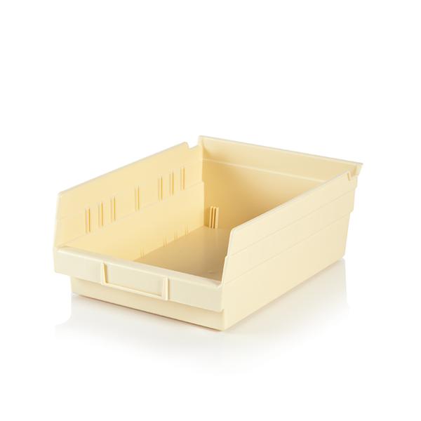 Health Care Logistics Bin Shelf 11-5/8X8-3/8X4" Ivory Polypropylene With Label Holder Ea - 1447I