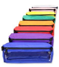 Thomas Transport Packs / EMS - EMS Pouch Set Blue /Purple / Red / Orange / Green / Yellow / Pink / White 4 X 10-3/4 X 2-1/2 Inch - TT127