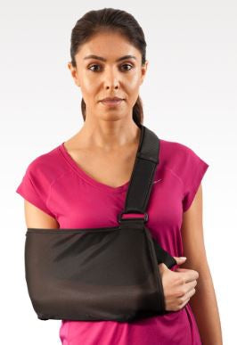 Breg Essential Shoulder Immobilizer Shoulder Sling X-Large Mesh Fabric D-Ring Strap Closure Left or Right Arm - VP20102-050