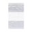 Action Health - Reclosable Bag 5 X 8 Inch Plastic Clear / White Block Zipper Closure - 85251850314
