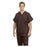 Fashion Seal Shirt Scrub Fashion Poplin Unisex Large Chocolate Ea - 78004L