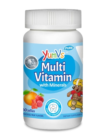 McKesson YumV's Multivitamin Supplement with Minerals Gummy 60 per Bottle Assorted Fruit Flavors - 9052-06