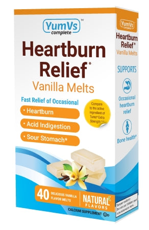 McKesson YumV's Antacid Chewable Tablet 40 per Box - 8101-04