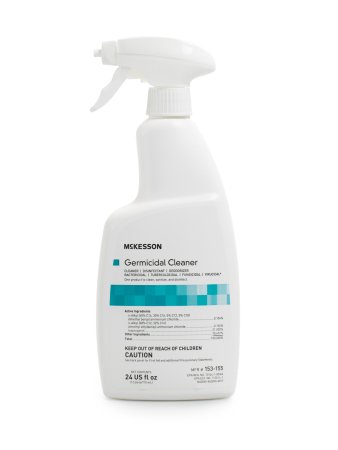 McKesson McKesson Surface Disinfectant Cleaner Broad Spectrum Germicidal Liquid 24 oz. Bottle Alcohol Scent - 153-155