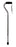 McKesson McKesson Offset Cane Aluminum 30 to 39 Inch Height Pink Floral - 146-RTL10303PF