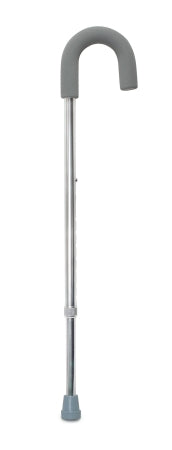 McKesson McKesson Round Handle Cane Aluminum 28-3/4 to 37-3/4 Inch Height Silver - 146-RTL10342