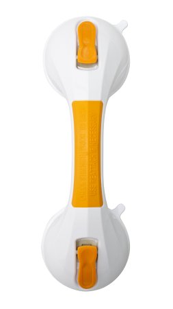 McKesson McKesson Suction-Cup Grab Bar White / Yellow - 146-RTL13082