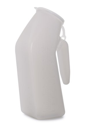 McKesson McKesson Male Urinal 32 oz. / 946 mL With Cover Single Patient Use - 56-80235S