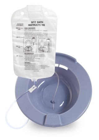 McKesson McKesson Sitz Bath Round Gray Plastic - 146-RTLPC23234