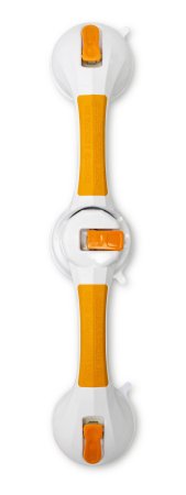 McKesson McKesson Rotating Suction-Cup Grab Bar White / Yellow - 146-RTL13084
