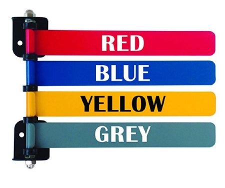 Omnimed Exam Room Signal Flag Wall Mount 4-Flag 4 Inch - 291734
