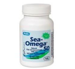 Rugby Sea Omega - Omega 3 Supplement Fish Oil 1000 mg Strength Softgel 50 per Bottle - 00536718706