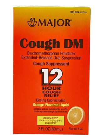 Major Pharmaceuticals Major Cold and Cough Relief 30 mg / 5 mL Strength Liquid 3 oz. - 904631256