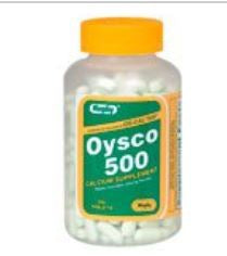 Major Pharmaceuticals Rugby Joint Health Supplement Calcium 500 mg Strength Tablet 250 per Bottle - 536410602