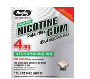 Actavis Rugby Stop Smoking Aid 4 mg Strength Gum - 536338701