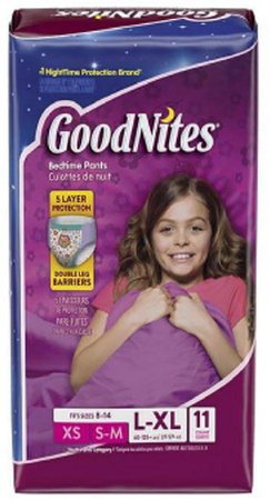 Kimberly Clark GoodNites Protective Underwear Female Large / X-Large Elastic Waist - 47479