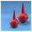 Busse Hospital Disposable Syringe Bulb Kraton 2Oz Red 24/Ca - 148