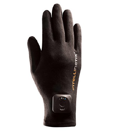 Intellinetix - Vibration Therapy Gloves Full Finger Large Wrist Length Hand Specific Pair Cotton - 07232