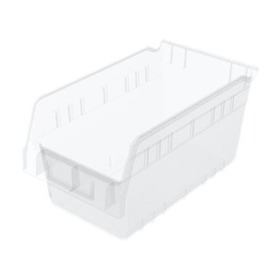 ShelfMax - Storage Bin Clear Plastic 6 X 6-5/8 X 11-5/8 Inch - 30090SCLAR