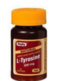 Major Pharmaceuticals L-Tyrosine Rugby Dietary Supplement L-tyrosine 500 mg Strength Tablet 50 per Bottle - 536103206