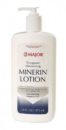 Major Pharmaceuticals Minerin Hand and Body Moisturizer 16 oz. Pump Bottle Unscented Lotion - 904775216