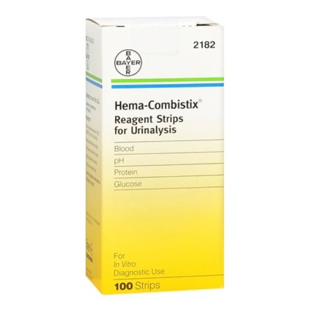 Hema-Combistix - Regent Strips Blood, Glucose, pH, Protein 100 per Bottle - 10338451