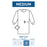 McKesson - Non-Reinforced Surgical Gown with Towel Medium Blue Sterile AAMI Level 3 Disposable - 183-I90-8010-S1