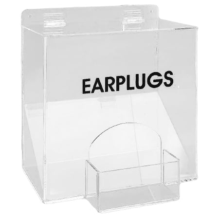 Uline - Earplug Dispenser Table / Wall Mount 500 Pair Capacity Clear 12 X 8 X 13 Inch Acrylic - H-3400