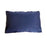SnuggleHose - Bed Pillow Adjustable Firmness 12 X 18 Inch Beige with Navy Blue Pillowcase Reusable - BW-1