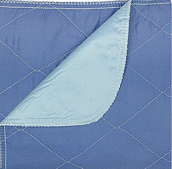 Beck's Classic Underpad with Wetness Indicator 34 X 36 Inch Reusable Polyester / Rayon Moderate Absorbency - BI7136PB