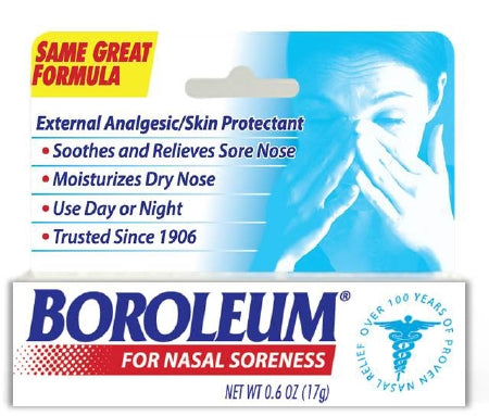 Santus LLC Boroleum Nasal Moisturizer 1% - 0.54% - 97.92% 0.6 oz. - 12350
