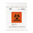 Medline - Specimen Transport Bag 12 X 15 Inch Zip Closure Biohazard Symbol / Storage Instructions NonSterile - DYND30281