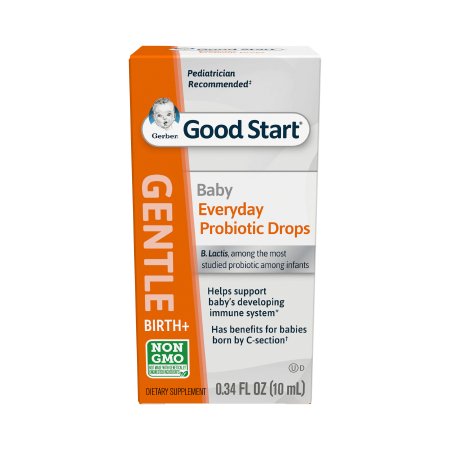 Gerber - Pediatric Probiotic Dietary Supplement 0.34 fl oz. Oral Drops - 5000093571