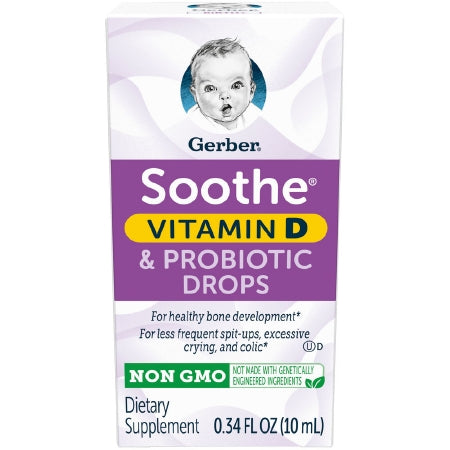 Nestle Healthcare Nutrition Gerber Pediatric Probiotic Dietary Supplement 0.34 fl oz. Oral Drops - 5000093571