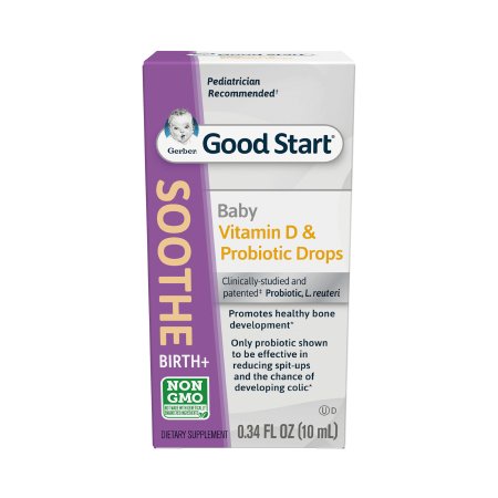 Gerber - Pediatric Probiotic Dietary Supplement 0.34 fl oz. Oral Drops - 5000065787