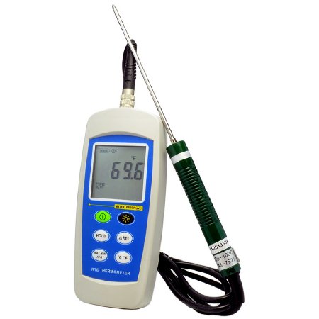 Thermco Precision - Digital Thermometer Fahrenheit / Celsius -148° to +572°F (-100° to +300°C) Platinum RTD Sensor Handheld Battery Operated - ACCD370PDFC