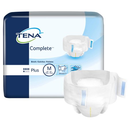 TENA Complete - Unisex Adult Incontinence Brief Medium Disposable Moderate Absorbency - 67320