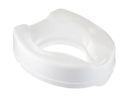 Patterson Medical Supply Savanah Raised Toilet Seat 4 Inch Height White 420 lbs. Weight Capacity - 81536226