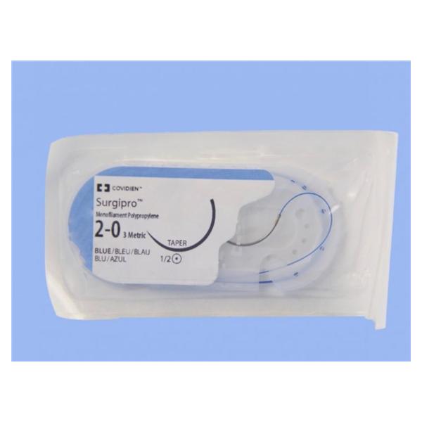 Medtronic MITG-Covidien Suture 2-0 Polypropylene Gs-24 Surgipro Blue 30" Monofilament 36/Ca - CP433